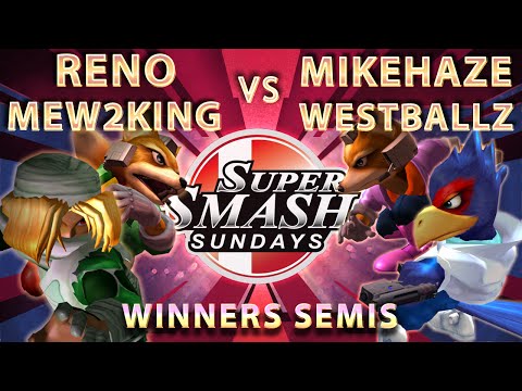 SSS 28 - Reno & Mew2King (Green) Vs. MikeHaze & Westballz (Blue) - Winners Semis