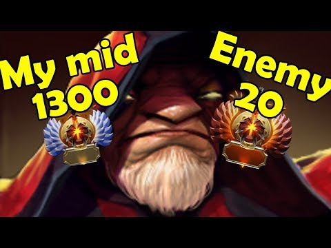 My teammate picked Warlock Mid vs Rank 20..