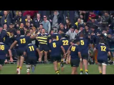 Winning drop goal for Auckland Grammar vs St Peters College