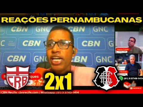 REAÇÕES PERNAMBUCANAS | CRB 2X1 SANTA CRUZ [COPA DO NORDESTE 2023]