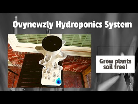 OvyNewzly 30 plant Hydroponics plant growing system plus grow bags: Grow seeds soil free