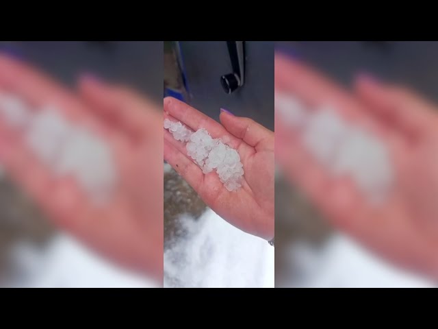 Крупный град прошёл в нескольких районах Приангарья