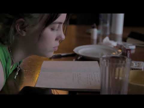 Billie Eilish: The Worlds A Little Blurry - book and room scene
