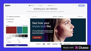Create your AI powered website on Graphy