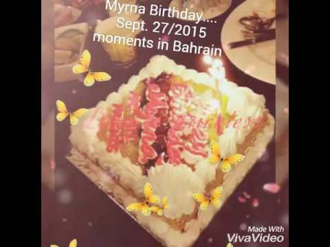 MYRNA BIRTHDAY