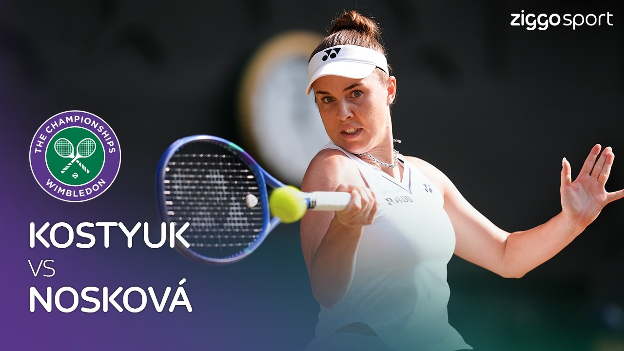 HET GAAT OVER EN WEER IN STRIJD OM FINALEPLEK!! 😍🔥 | Kostyuk vs Nosková | Wimbledon 2026