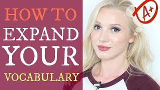 How to build & expand your vocabulary - 4 useful steps for improvement #spon