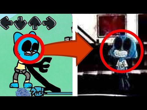 References in No Hero FNF X PIBBY vs Gumball | FNF Vs Glitch | Learn with Pibby