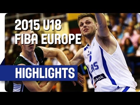 Greece v Lithuania - Semi Final Highlights - 2015 U18 European Championship Men