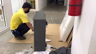 KIVIK Assembly (perakitan bangku kaki dengan penyimpanan IKEA)