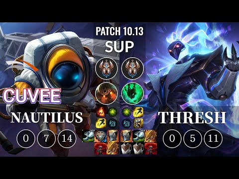 HLE CuVee Nautilus vs Thresh Sup - KR Patch 10.13