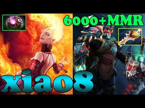 Dota 2 - xiao8 6000+ MMR Plays Lina And Wraith King - Ranked Match Gameplay!