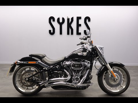 2022 Harley-Davidson FLFBS Softail Fat Boy 114 in Vivid Black