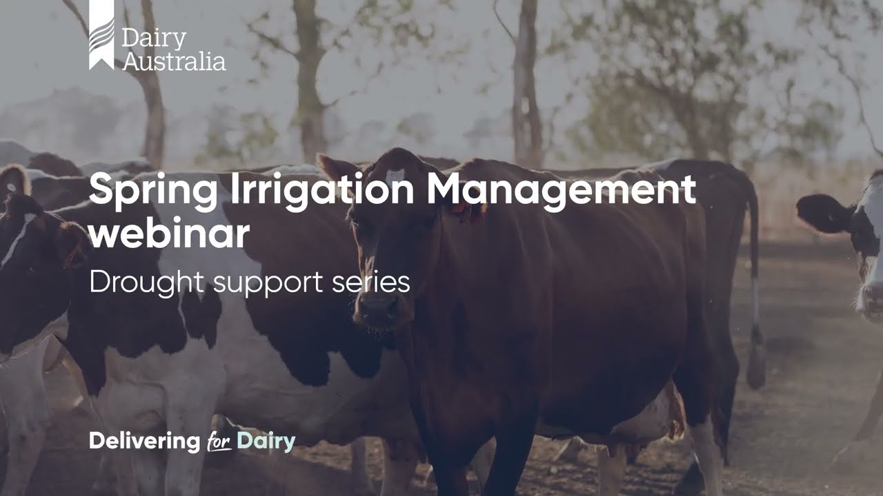 Spring Irrigation Management webinar | Drought support series