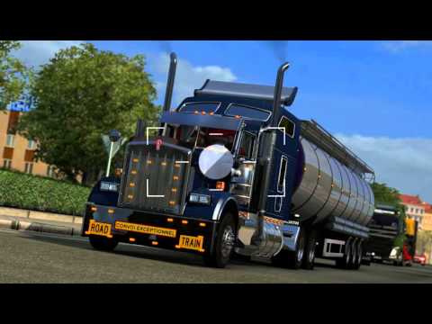 ETS2 Kenworth W900 Jedovnice - Považská Bystrica