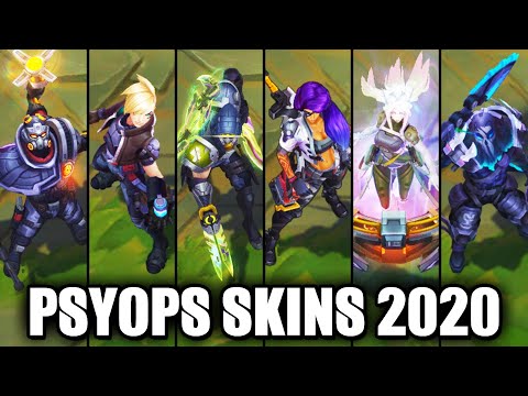 All PsyOps Skins Spotlight 2020 (League of Legends)