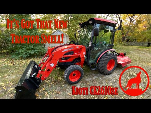 Tractor time! We got a Kioti Tractor! | Kioti CK2610