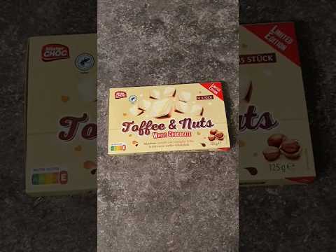 Mister Choc White Chocolate Toffee & Nuts Limited Edition von Lidl #shorts #whitechocolate #toffee