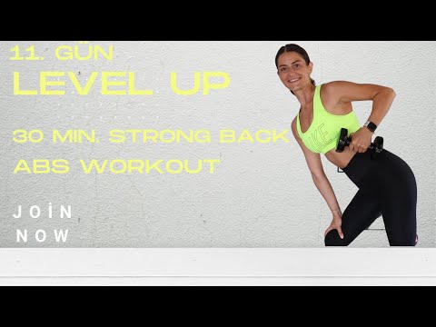 Level Up — 26 Gün | 11. Gün | Üst Vücut — Core Destekli