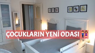 ÇOCUKLARIN ODASI YENİLENDİ💕ÇOCUK ODASI TURU👍İKİ KARDEŞİN ODASI🙏ERKEK ve KIZ ÇOCUK ODASI👍