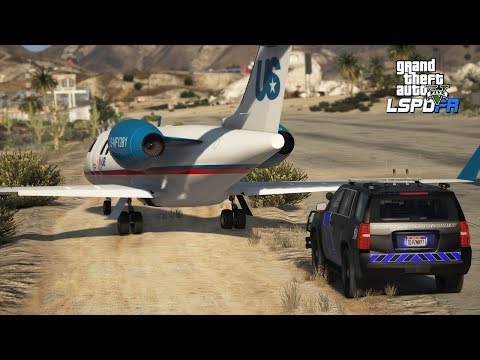 GTA 5: LSPDFR #247 - Emergency Landing At Sandy Shores Airport (Sandy Springs, GA)