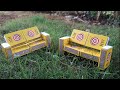 How To Make Bench Using Match Box At Home DIY DIY Matchbox Works