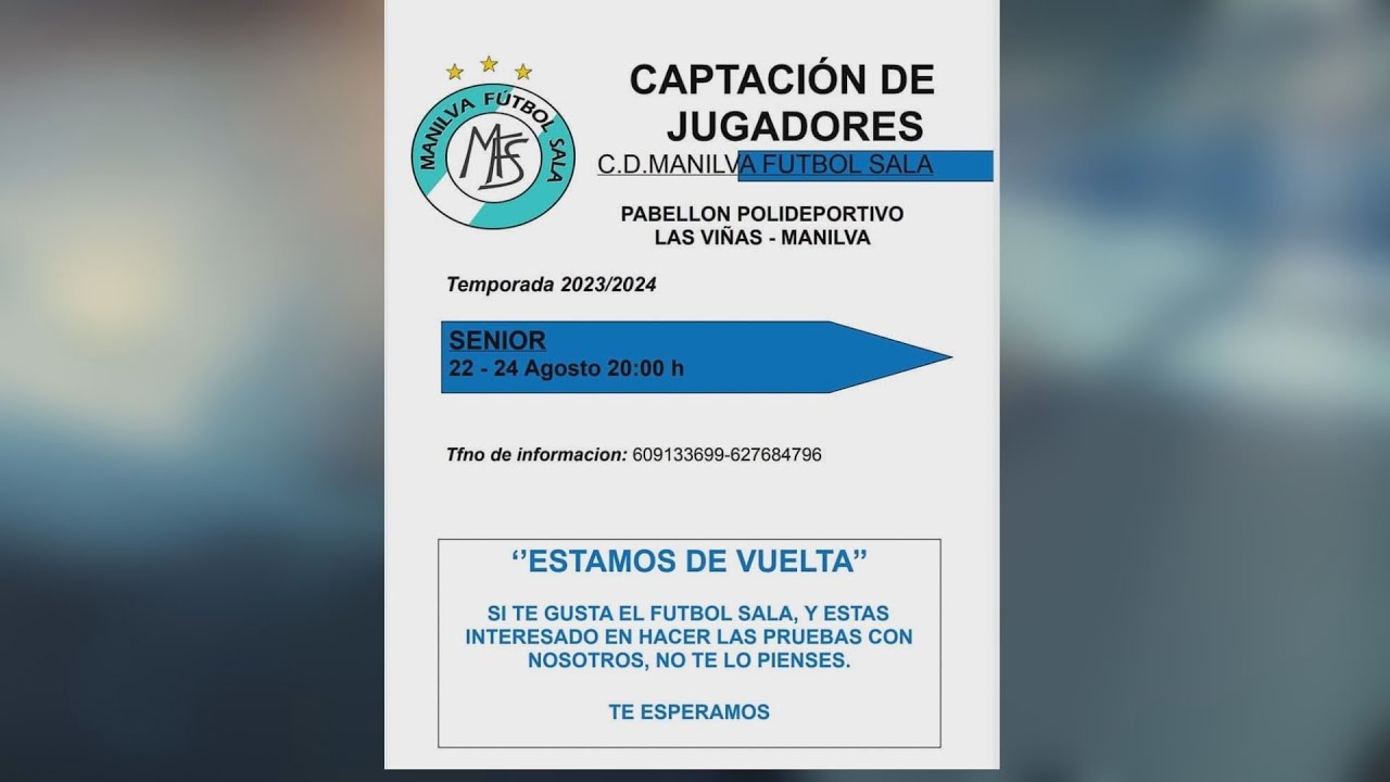 Captación de jugadores – Manilva Fútbol Sala