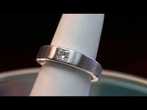 princess cut diamond men's gold ring