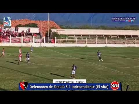 Def. Esquiú 5-1 Independiente (El Alto) | Fecha 4 - Torneo Provincial 2026 | Primo A. Prevedello