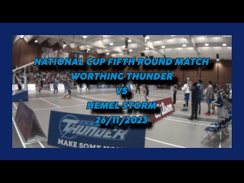 Worthing Thunder vs Hemel Storm - 26/11/2023 - National Cup Fifth Round Match
