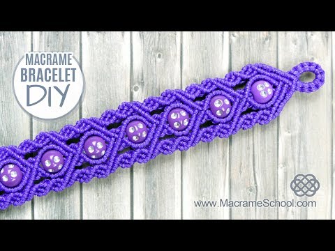 Spiral Macrame Patterns DIY Macrame Spiral Bracelets