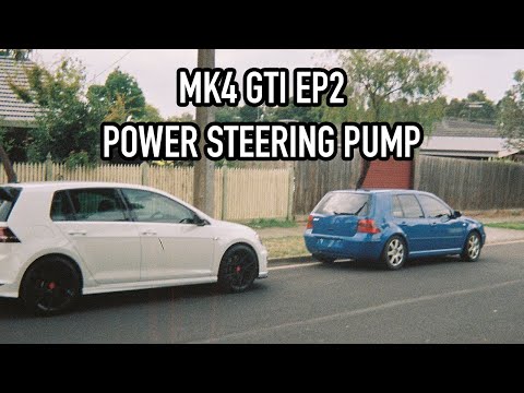 VW Golf MK4 GTI EP 2: Power Steering Pump Replacement! HOW TO!