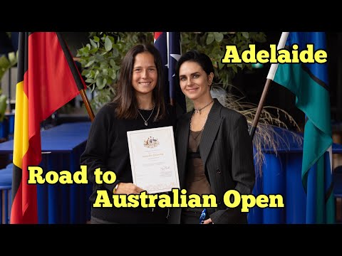 Adelaide. EXTREME heat. Sakkari wedding plans. Road to Australian Open. Australian citizenship