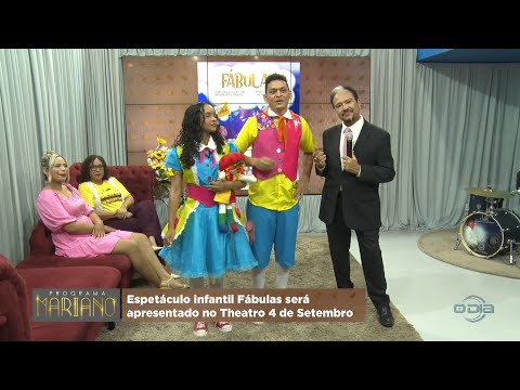 Espetáculo infantil Fábulas é apresentado no Theatro 4 de Setembro 08 10 2022