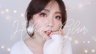☃️暖冬圣诞妆容🎄 | Colourpop Golden State of Mind Palette | 珠光眼妆小Tips | Holiday Glam 2018 | CARRYAN卡里盐