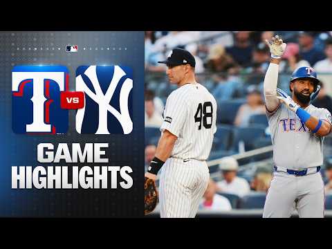 뉴욕양키스 VS 텍사스 7:4 MLB 스포츠하이라이트