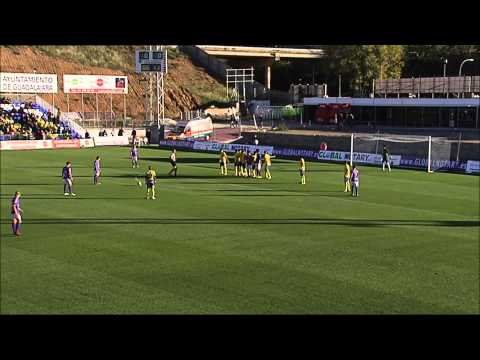 La Liga | Gol de Álvaro Antón (1-0) en el Guadalajara - Las Palmas | 27-10-2012 | J11