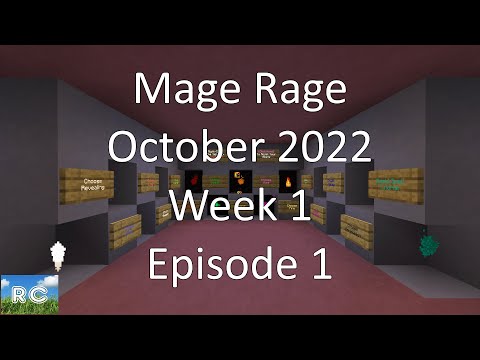 Rick Clark - Minecraft Mage Rage October 2022 Week 1 Episode 1