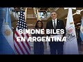 SIMON BILES ESTUVO EN ARGENTINA Y HABLÓ SOBRE SU CARRERA