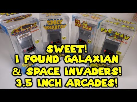 3.5 Inch Tiny Arcades! Galaxian & Space Invaders - Fully Functional Mini Arcades!