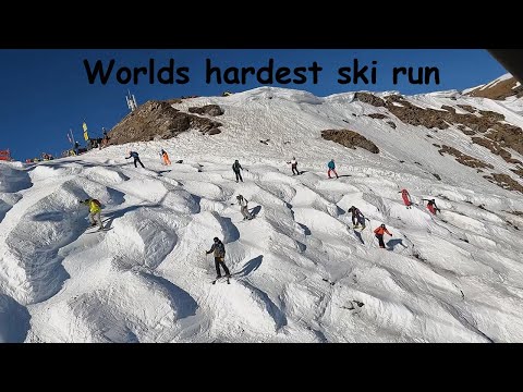 Worlds Hardest Ski Run? - Swiss Wall / Chavanette