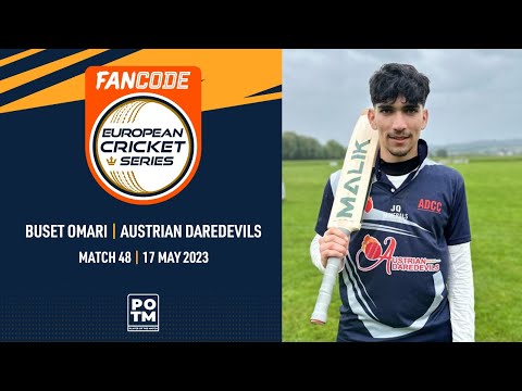 POTM: B.Omari - VID vs ADD | Highlights | FanCode ECS Austria | 17 May 2023 | ECS23.344