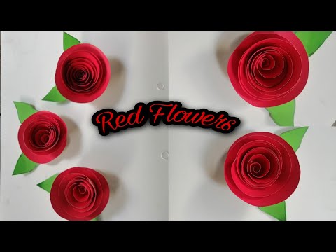 Beautiful Paper Flowers || Home Decoration || Paper Craft By Nimrah ||