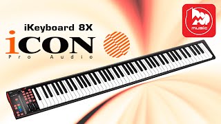 Video thumbnail for Миди-клавиатура iCON iKeyboard 8X || Недорогой контроллер на 88 клавиш by PopMusicRu