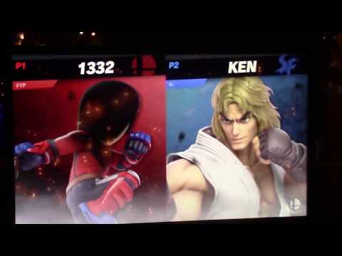 FireThePyro (Mii Brawler) vs. DAMN. (Ken) - Losers Top 8 - That's Not Safe 100