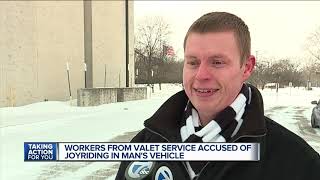 Workers from Dearborn valet service accused of joyriding in man's vehicle