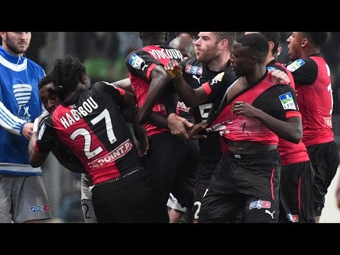 Rennes - (OM) Marseille | Bagarre Ntep et Dja djédjé !