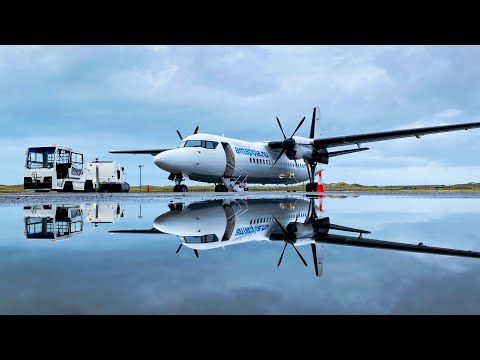 (RARE) Fokker 50 flight Dublin to Donegal (Last day of the Fokker 50 on the Dublin to Donegal route)