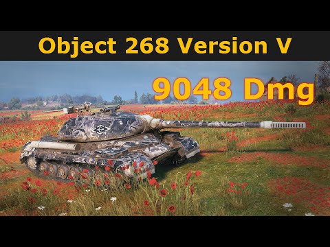 Object 268 Version V in World of Tanks | WoT Object 268 V5 | 9048 Damage
