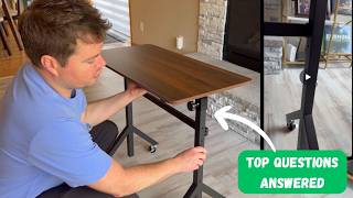 HUANUO Adjustable Standing Desk with Wheels | What to Expect